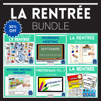 Preview of BUNDLE: LA RENTRÉE - Back to School Bundle (French)