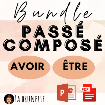 Preview of BUNDLE - LE PASSÉ COMPOSÉ : leçons + feuilles d'exercices + jeux