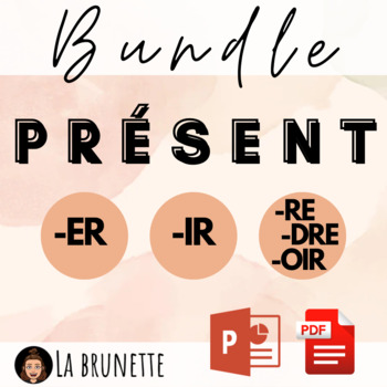 Preview of BUNDLE - LE PRÉSENT : leçons + feuilles d'exercices + jeux
