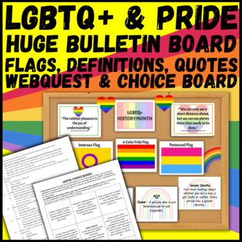 Bundle Lgbtq Bulletin Board Choice Board 3 Trivia Activities Games All You Need