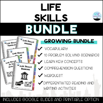 Preview of BUNDLE: LIFE SKILLS ACTIVITIES