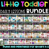 BUNDLE LITTLE Toddler School Lesson Plans LETTERS A-Z | To