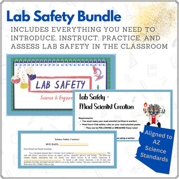 Preview of Middle School and High School - Lab Safety Unit BUNDLE