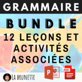 BUNDLE - Le Point de Grammaire - 12 leçons complètes de gr