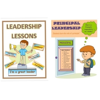 Preview of BUNDLE Leadership Lesson Plans/Leadership as a Prinicpal
