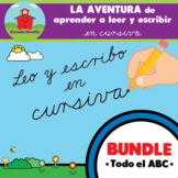 BUNDLE: Lectoescritura en CURSIVA! Todo el abecedario