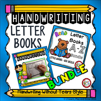 Preview of Letter Books with Handwriting Practice Mega Bundle HWT
