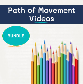 Preview of BUNDLE Letter Formation Handwriting Videos: Path of Movement