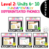 BUNDLE | Level 2 | Units 6 - 10 | BOOM CARDS | Fun Phonics