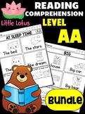 BUNDLE: Level AA Reading Comprehension Passages & Questions