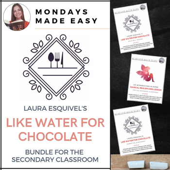 Preview of LIKE WATER FOR CHOCOLATE Unit Bundle | Novel Study for Women's History Month