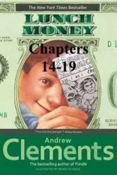 Preview of BUNDLE: Lunch Money Adapted Chapters with Discussion Questions Chapters 14-19