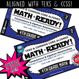 4.4H BUNDLE - 4th Grade MATH READY Task Cards – Multiply &
