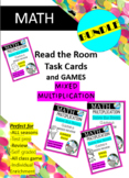 BUNDLE MATH multiplication SOLVE / READ  the room  and TAS