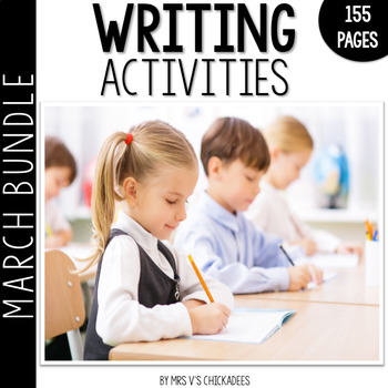 Preview of Writing Activities and Centers: March Bundle
