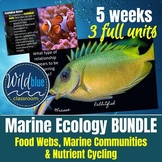 Marine Ecology | 3 unit BUNDLE | Food Webs | Communities |