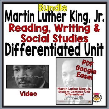 Preview of BUNDLE Martin Luther King, Jr Differentiated Black History Month