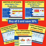 BUNDLE: Master Addition and Subtraction of Integers with V