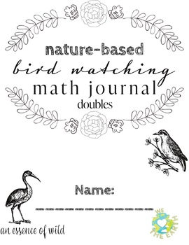 Preview of BUNDLE: Math Doubles Facts and Nature Study Independent Workbook Activity