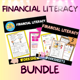 BUNDLE Math Financial Literacy: 10 WORKSHOPS Worksheets