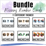 BUNDLE - Math Task Cards - Sequencing Missing Numbers - Se