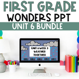 BUNDLE - McGraw-Hill Wonders First Grade Unit 6 PowerPoint