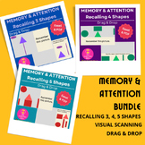 BUNDLE Adult Memory & Attention - Recalling 3, 4, 5 Shapes