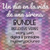 BUNDLE Mermaid Spanish Story with Mystery Pixels AND Print