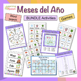 BUNDLE. Meses del año. Activities,Flashcards, Matching car