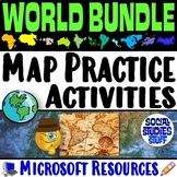 BUNDLE | Microsoft Map Activities | Continents & World Reg