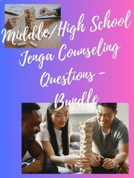 Preview of BUNDLE - Middle/High School Jenga Questions (All 3 Editions!)
