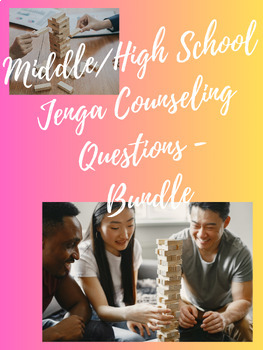 Preview of BUNDLE - Middle/High School Jenga Questions (2 Editions included)