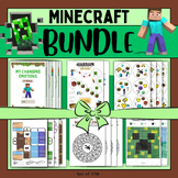 BUNDLE - Minecraft themed, Handwriting, visual perception,