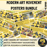 BUNDLE Art Movements Posters for Classroom Decor and Stude