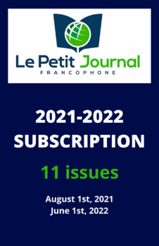 Preview of BUNDLE: Monthly news summaries for French students; 2021-2022 school year