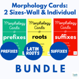 BUNDLE Morphology Cards (2 Sizes: Wall and Individual/Drill)