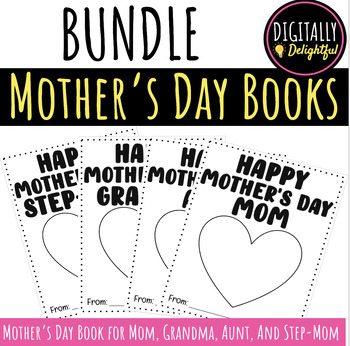 Preview of BUNDLE: Mother's Day Books (4 Versions)