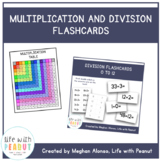 BUNDLE: Multiplication and Division Flashcards to 12