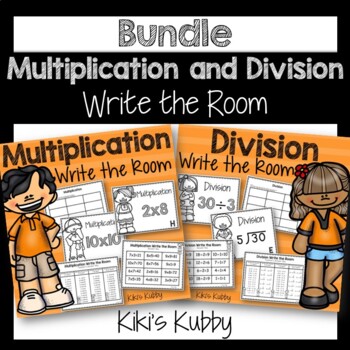 Preview of BUNDLE Multiplication and Division Write the Room