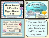 BUNDLE: Multipurpose Posters for UPPER LEVEL ELA (6-12) De