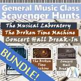 BUNDLE Music Class Scavenger Hunts - middle school general