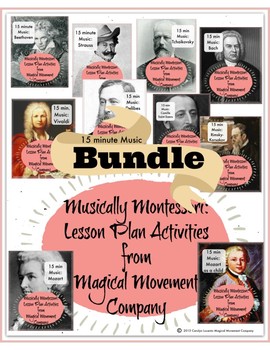 Preview of BUNDLE: Musically Montessori ALL TEN of "The 15 Minute Music" Activity Packs