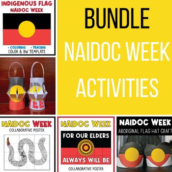 Preview of BUNDLE - NAIDOC Week 2023 Aboriginal Activities & Crafts, Indigenous Australians