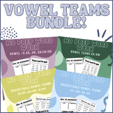 BUNDLE! NO PREP Word Work Vowel Teams (1st Grade 95% Core 