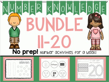 Preview of *BUNDLE* Number Knowledge: Numbers 11-20 NO PREP!)