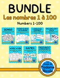 BUNDLE - Numbers 1 to 100: Les nombres 1 à 100