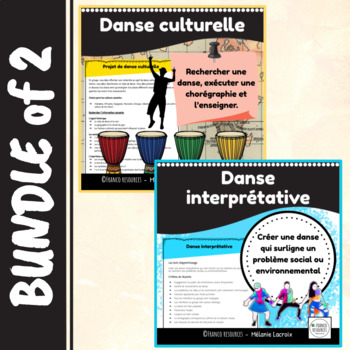 Preview of BUNDLE OF 2: Dance (cultural and interpretive) en Français