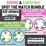 BUNDLE OF 2 THEMED OT VIRTUAL SPOT-IT GAMES (EARTH DAY  & 