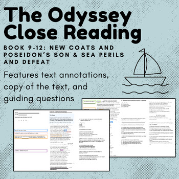 Preview of BUNDLE: Odyssey Books 9 & 12 Guided Reading-HS English Low-High Level Readers