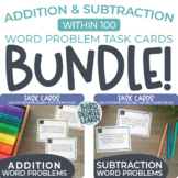 BUNDLE: One-Step Addition and Subtraction Within 100 Word 